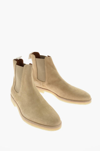 Suede leather Chelsea boots