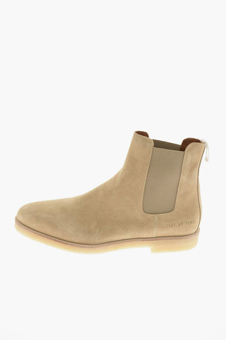 Suede leather Chelsea boots