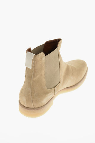 Suede leather Chelsea boots