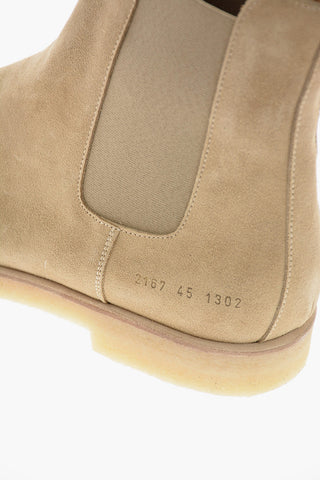 Suede leather Chelsea boots