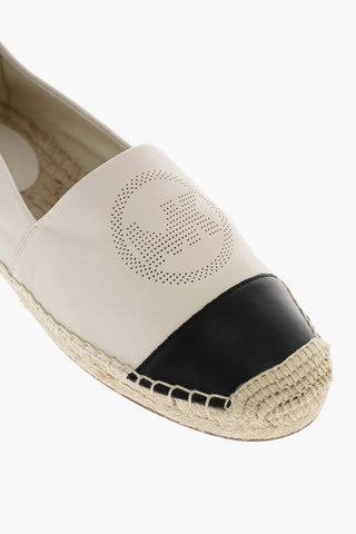 leather Espadrilles