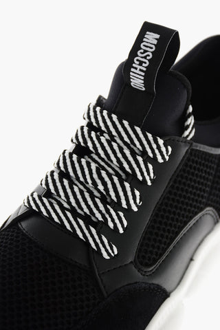 COUTURE! Leather and fabric TEDDY Sneakers