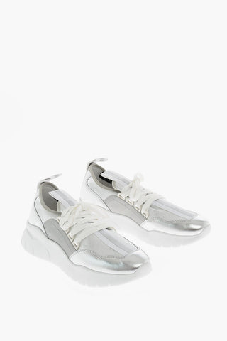 metallic leather BISE 267 sneakers