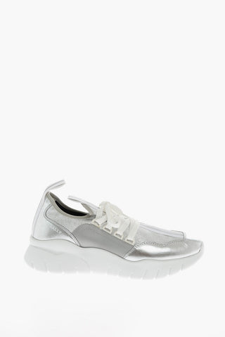metallic leather BISE 267 sneakers