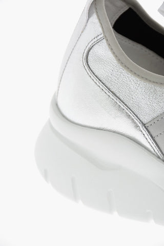 metallic leather BISE 267 sneakers