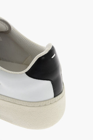 MM22 Leather Sneakers with Platform