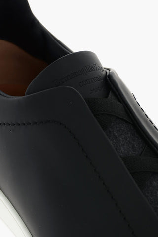 COUTURE XXX Leather SIRACUSA Slip On Sneaker
