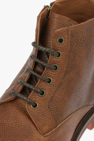 Leather BOWLING Ankle Boot