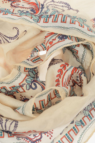 Silk Printed Foulard
