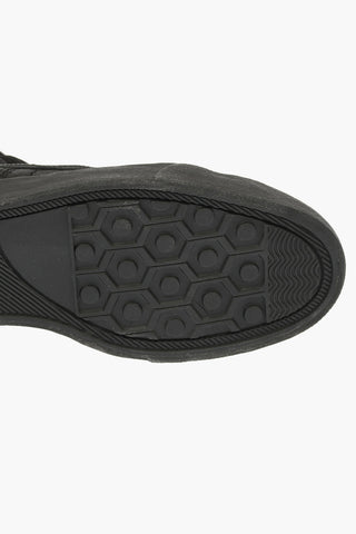 leather Sneakers with Zip