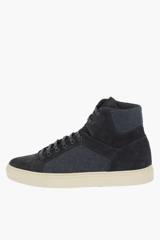 ID Suede Leather and Fabric High Sneakers