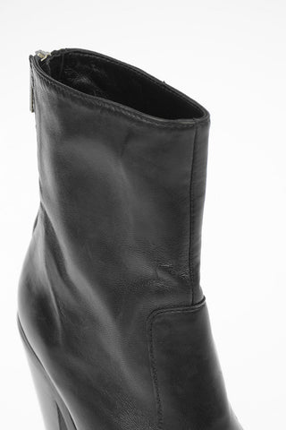 7cm Leather Ankle Boot