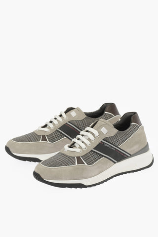 ID Fabric and Suede Leather Sneakers