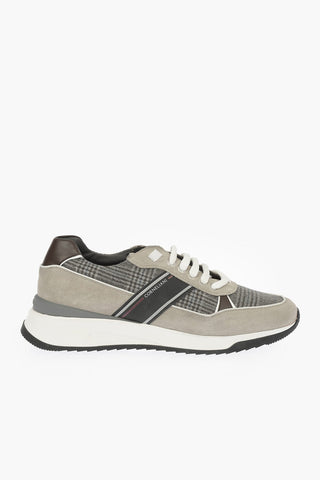 ID Fabric and Suede Leather Sneakers