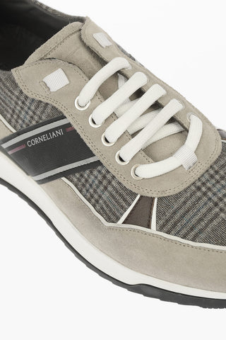 ID Fabric and Suede Leather Sneakers