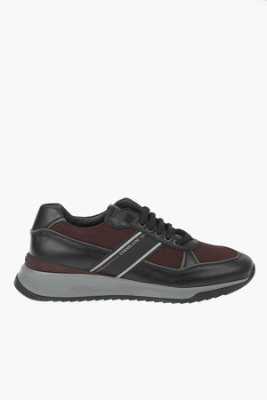 ID Leather and Fabric Sneakers