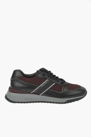 ID Leather and Fabric Sneakers