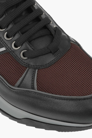 ID Leather and Fabric Sneakers