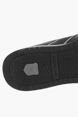 ID Leather and Fabric Sneakers