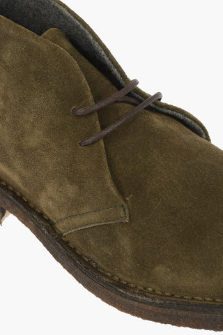ID Suede Leather KALEIDO Lace shoes