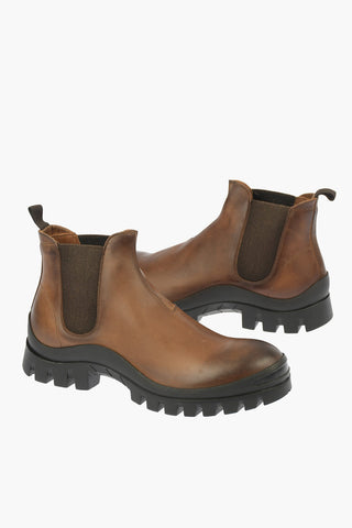 ID Stivaletto Chelsea JERKY in Pelle
