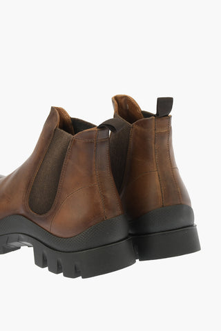 ID Stivaletto Chelsea JERKY in Pelle