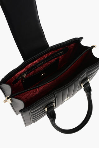 LOVE Bauletto in  ecopelle trapuntato con tracolla revovibile
