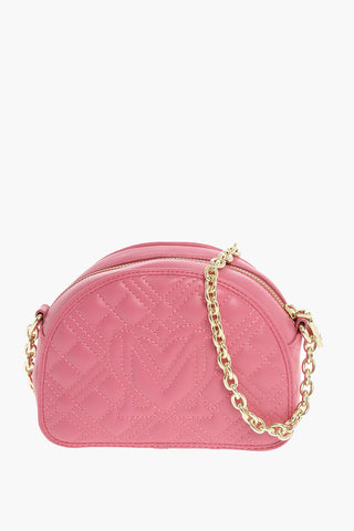 LOVE ecoleather quilted Shoulder bag