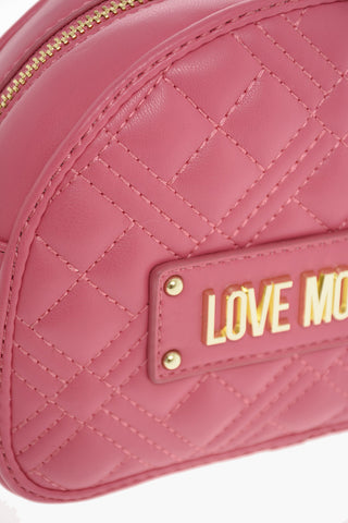 LOVE ecoleather quilted Shoulder bag