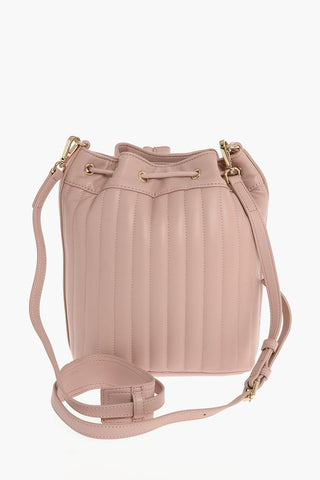 LOVE ecoleather quilted Bucket bag