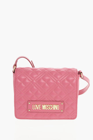LOVE ecoleather quilted Shoulder bag
