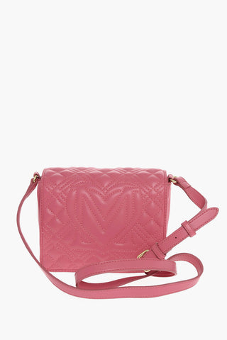 LOVE ecoleather quilted Shoulder bag