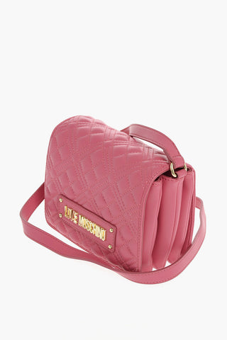 LOVE ecoleather quilted Shoulder bag