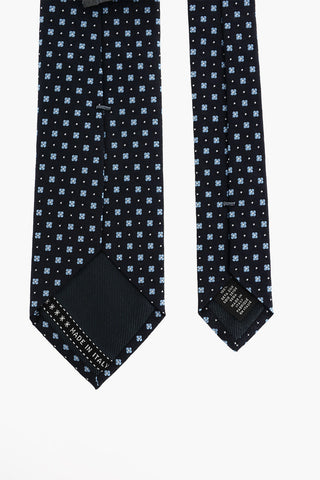 EZ TAILORING Cravatta in Seta a Fiori
