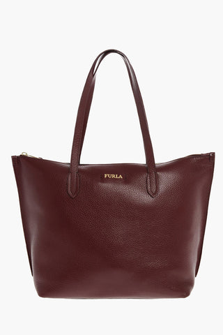 Textured Leather LUCE Tote Bag