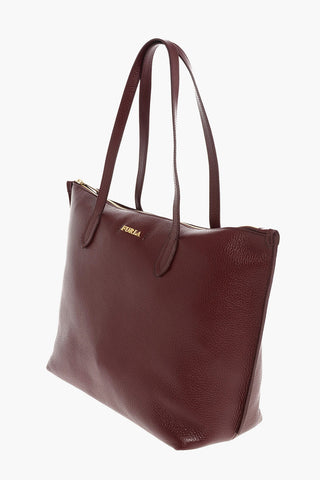 Textured Leather LUCE Tote Bag