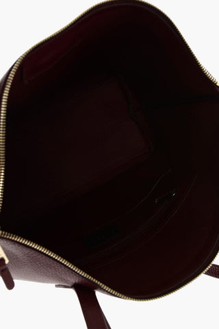 Textured Leather LUCE Tote Bag