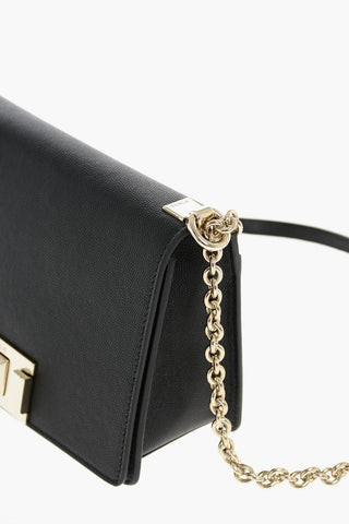 Textured Leather MIMI’ Shoulder Bag