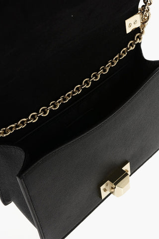 Textured Leather MIMI’ Shoulder Bag