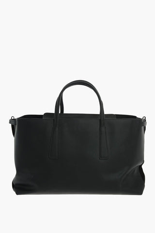 Leather DUO Maxi Tote Bag with Removable Shoulder Strap