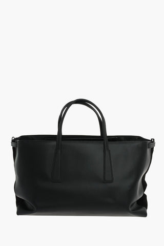 Leather DUO Maxi Tote Bag with Removable Shoulder Strap
