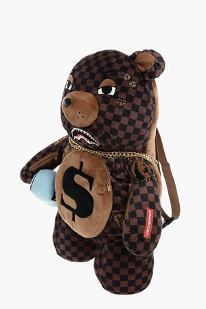 Cecked MONEY BEAR Utility Backpack