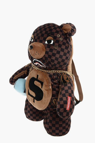 Cecked MONEY BEAR Utility Backpack