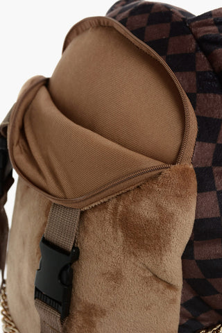 Cecked MONEY BEAR Utility Backpack