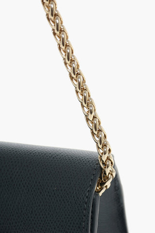 Textured Leather METROPOLIS Shoulder Bag