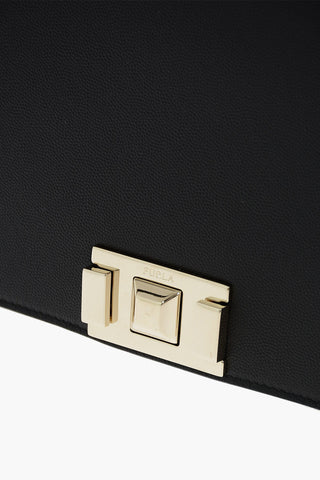 Textured Leather MIMI’ Saddle Bag