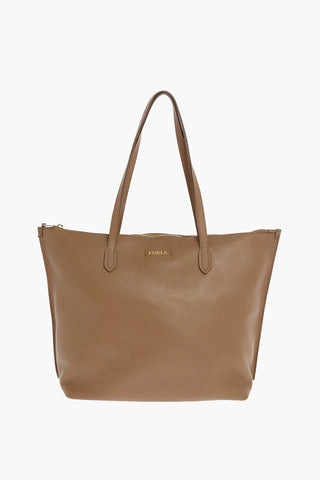 Textured Leather LUCE Tote Bag 