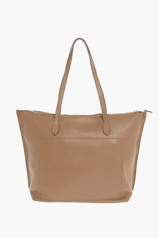 Textured Leather LUCE Tote Bag 