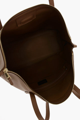 Textured Leather LUCE Tote Bag 