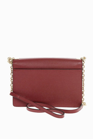 Textured Leather MIMI’ Saddle Bag